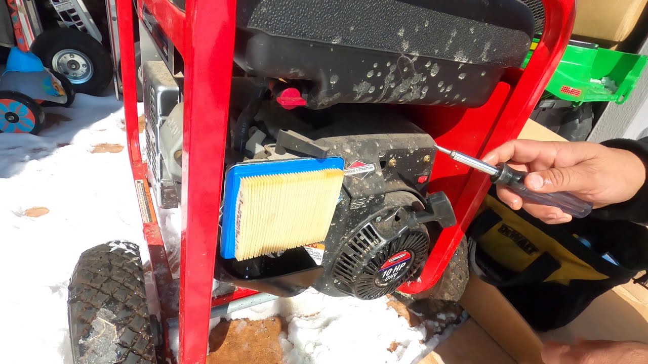 How to fix a Troy Bilt Generator that won't turn on and leaks gasoline