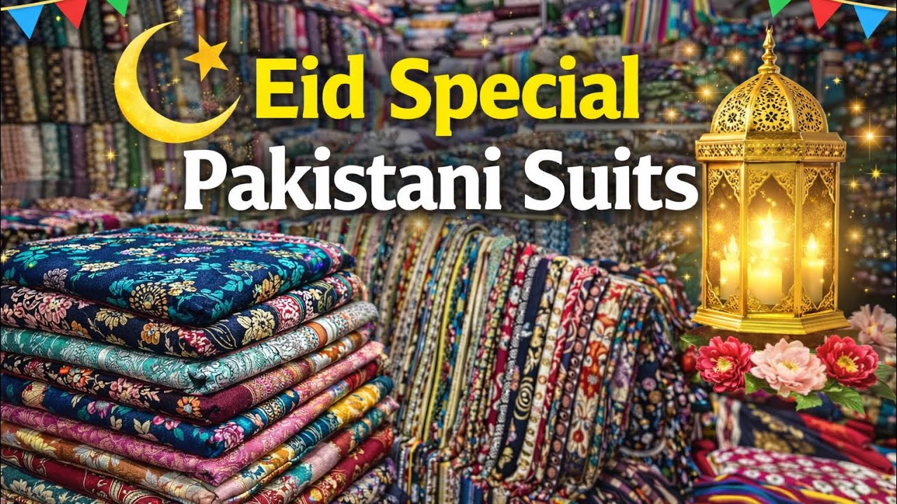 Eid Special Pakistani Suit Cutpiece | Wholesale Collection. #PakistaniSuit #EidSpecial