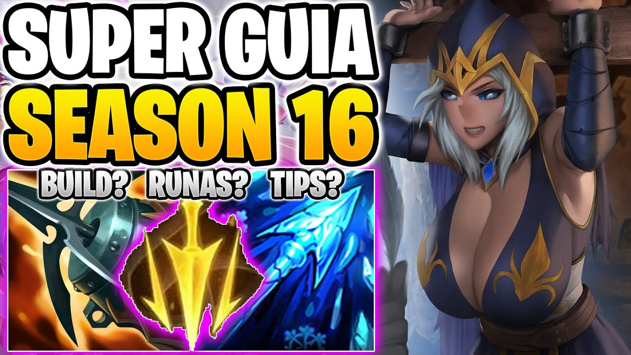 GUIA DE ASHE SEASON 16 | COMO JUGAR ASHE ADC FACIL Y RAPIDO | BUILD, RUNAS, CONSEJOS, TIPS Y MAS