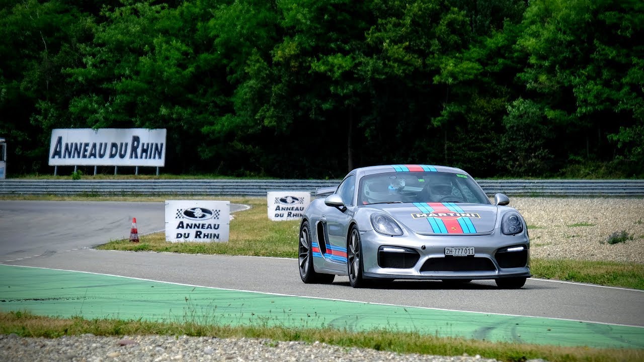 Best laps at Anneau du Rhin with heart rate - Cayman GT4