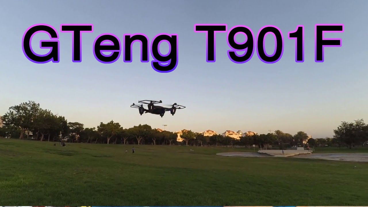 רחפן GTeng T901F - טיסה וחול במנועים