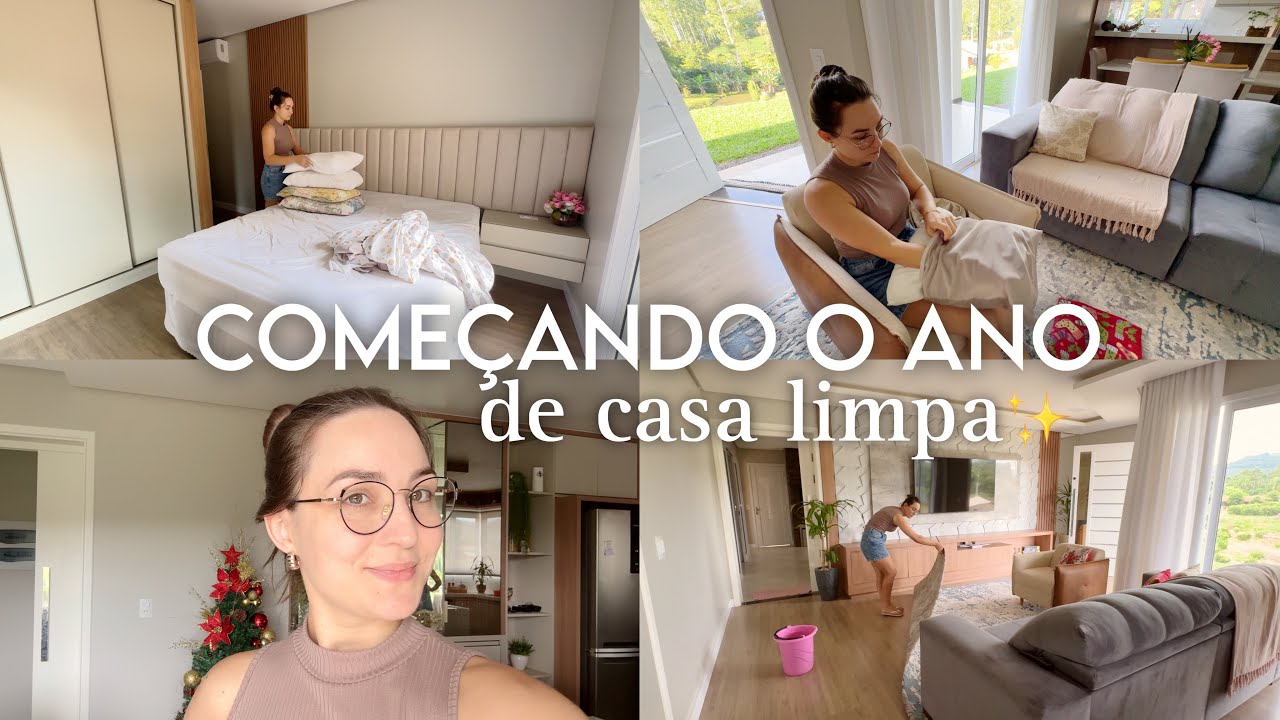 COMEÇANDO O ANO COM CASA LIMPA - RETIREI A DECORAÇÃO DE NATAL ✨🏠