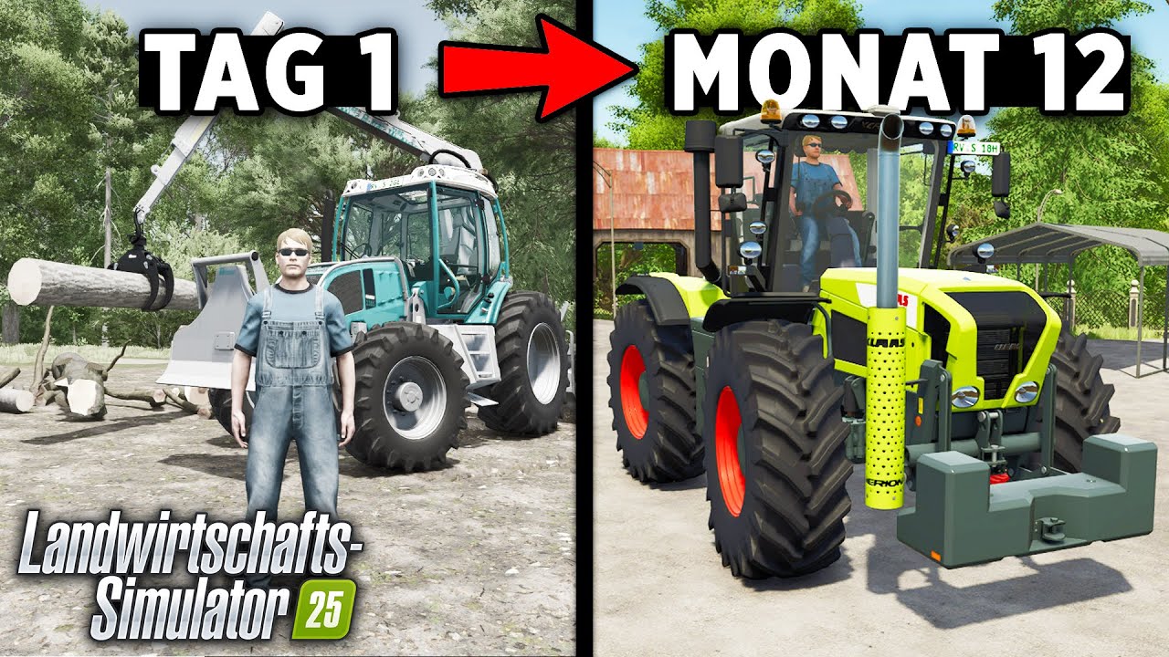 ICH HABE DEN HOF IN 12 MONATEN VON NULL AUFGEBAUT! Landwirtschafts-Simulator 25