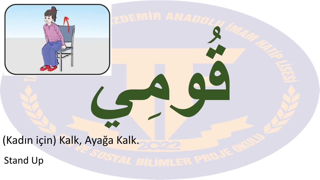 Arapça Kelimeler AİHL 9. Sınıf Ders Kitabı 2024 Ödev 01-50 Kelime