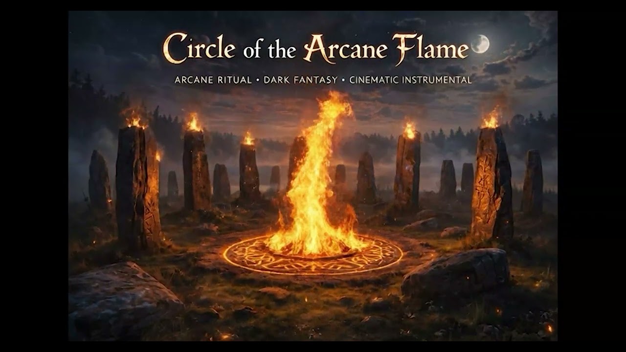 🔮🔥 Circle of the Arcane Flame — Arcane Ritual · Dark Fantasy · Cinematic Instrumental
