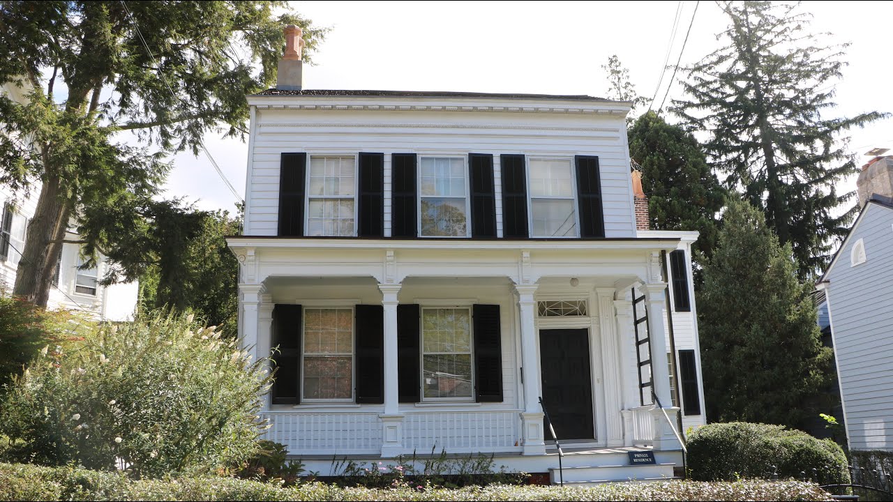 The Albert Einstein's House at 112 Mercer Street in Princeton, New Jersey!