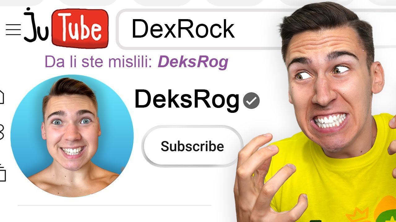 NAŠAO SAM LAŽAN YOUTUBE!