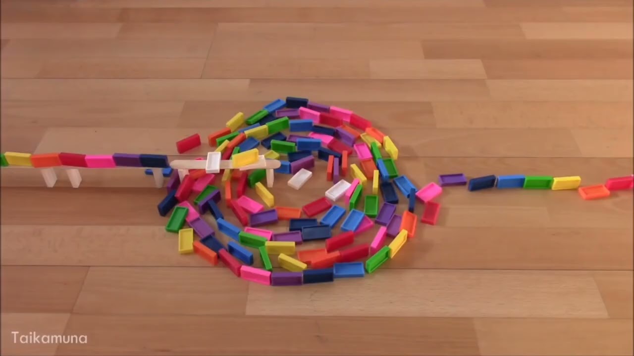 Satisfying Rainbow Dominoes Reverse Video EP #1