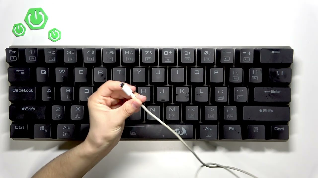 Redragon K605 Alien &ndash; How to Connect Keyboard to PC