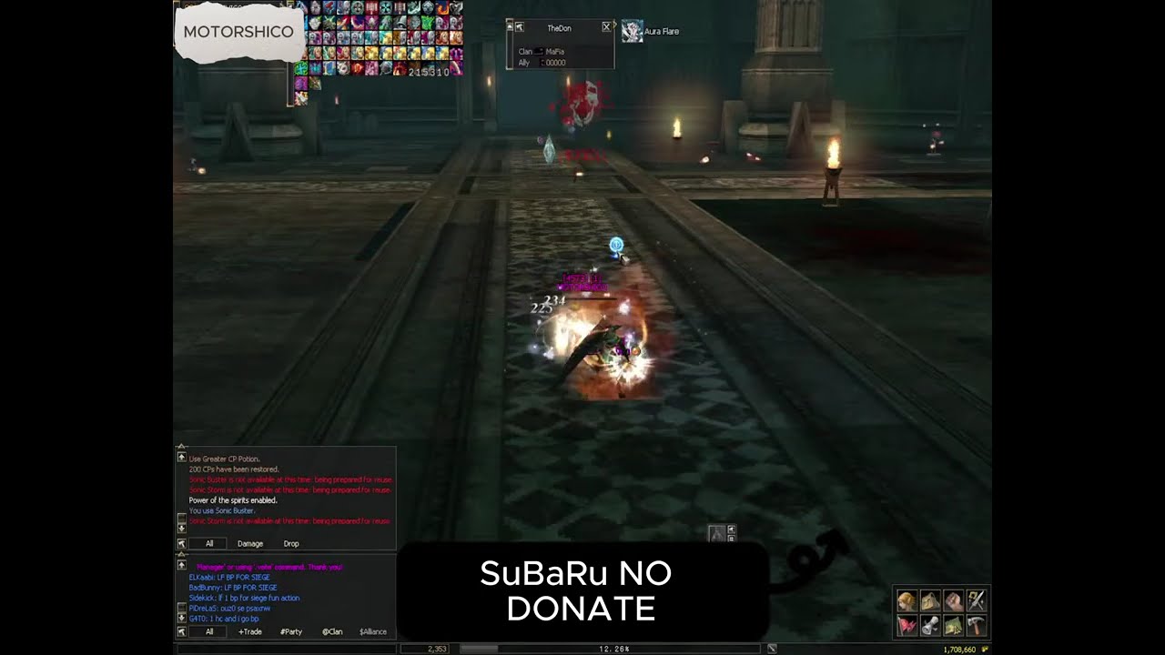 l2 Damage (PVP ZONE) Duelist MOTORSHICO 132 KILLS DIVERSION