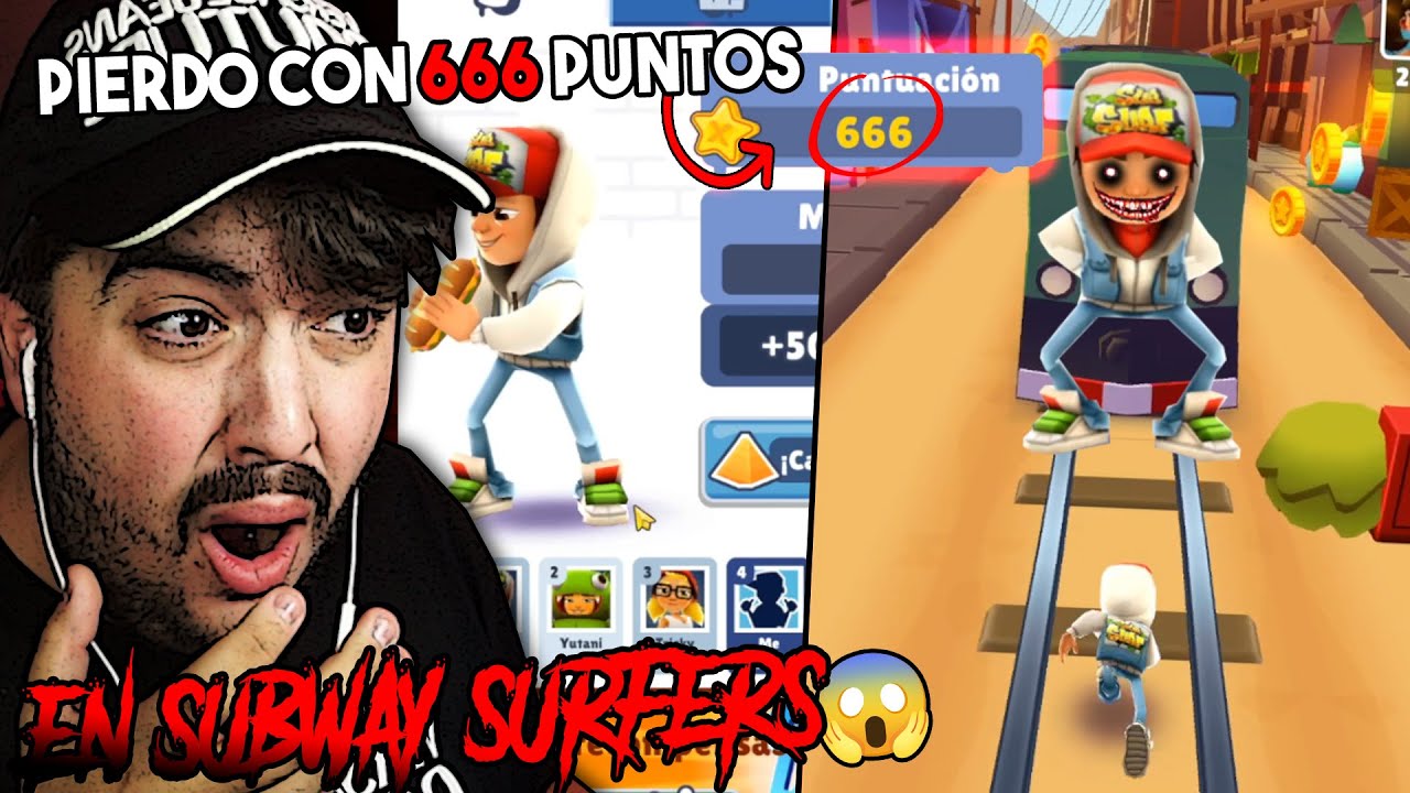 ¿Qué PASA si pierdo con 666 puntos en la APP de SUBWAY SURFERS? 😨