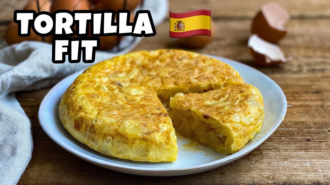 TORTILLA DE PATATA LIGHT - Saludable, ligera y buenísima!! Tortilla española.