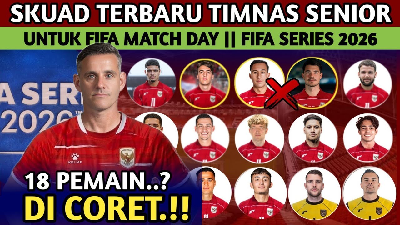 PEMAIN DIASPORA TERSINGKIR? 18 PEMAIN DICORET, SKUAD TERBARU TIMNAS INDONESIA DI FIFA SERIES 2026