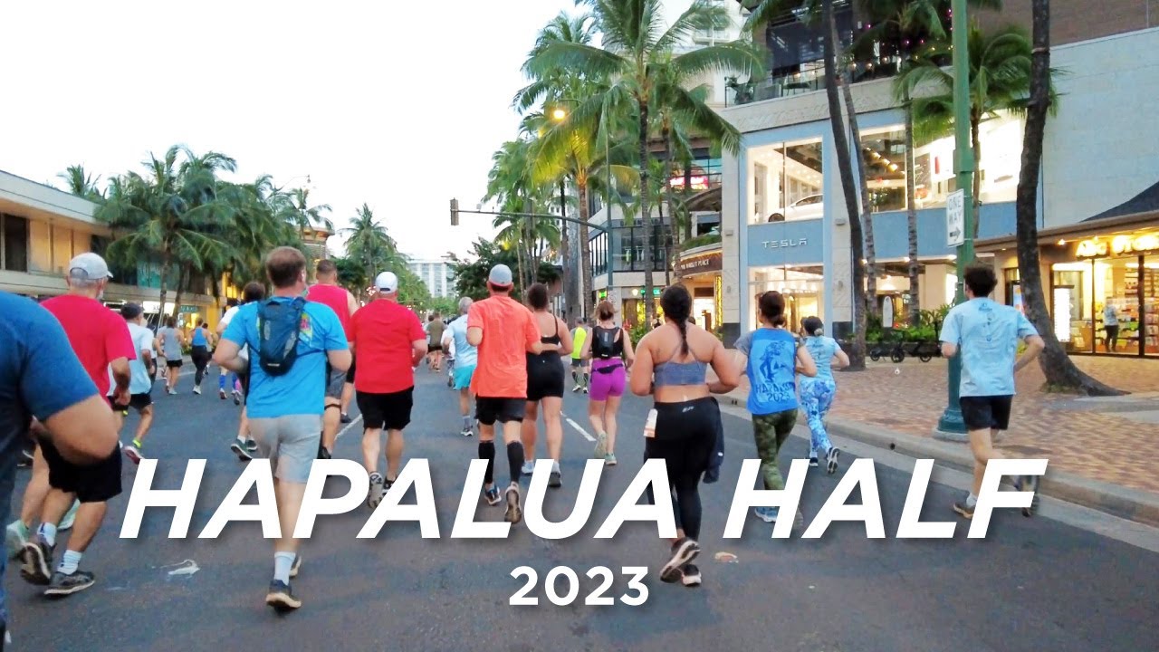 Hapalua Half Marathon (2023) | Honolulu | Waikiki | Virtual Run