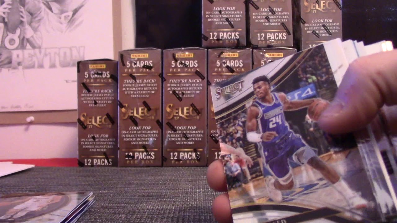 2017/18 Panini Select Basketball 12 Box 'Pick Your Team' GB 1/2
