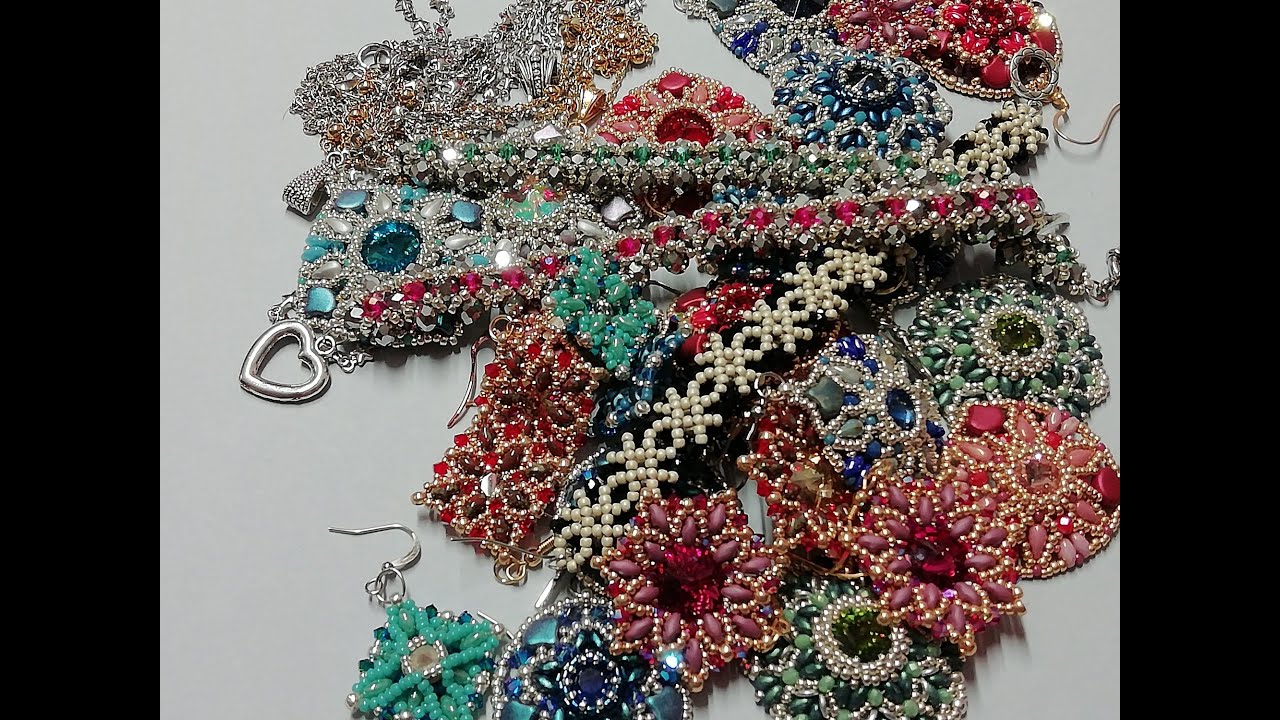 VIDEO CREAZIONI CON LE PERLINE/ CREATIONS BIJOUX