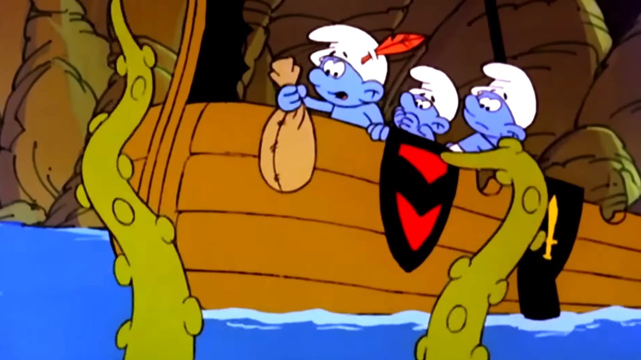 دعنا وشأننا أيها الوحش الأخطبوط! 🐙 | تجميع الضخم | The Smurfs | السنافر