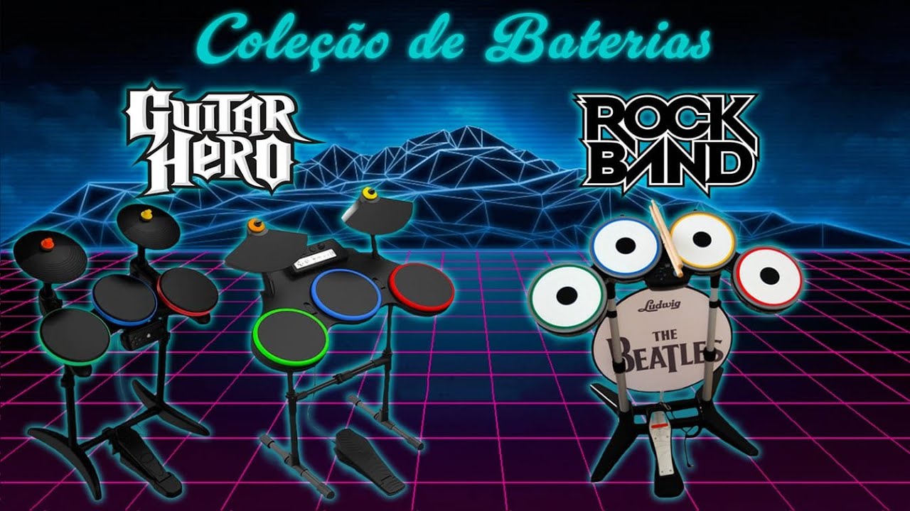 Análise/Review das Baterias e Microfones do Guitar Hero/Rock Band