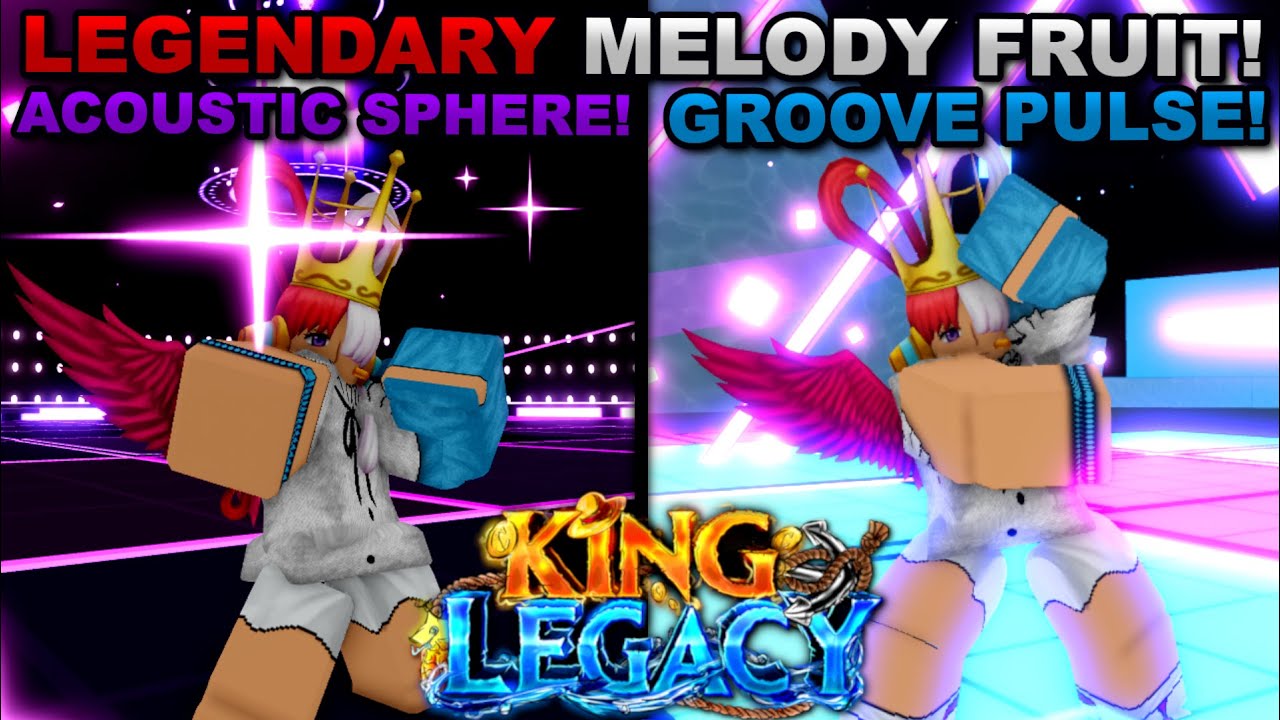 *НОВЫЙ* легендарный фрукт-мелодия в обновлении Roblox King Legacy 8... Вот что он делает!