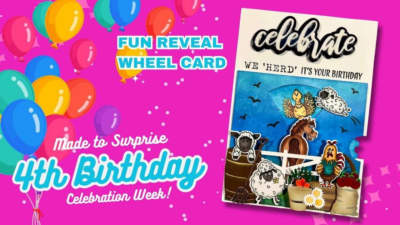 FUN Kinetic Card Idea! EASY Reveal Wheel