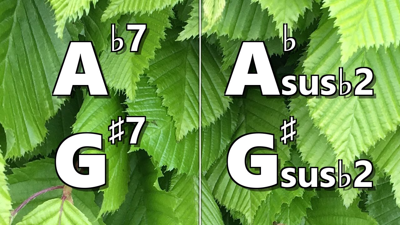 Ab7 (G#7) to Absus b2 (G#sus b2) Backing Track