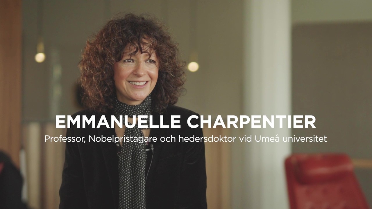 Nobelpristagaren Emmanuelle Charpentier: 