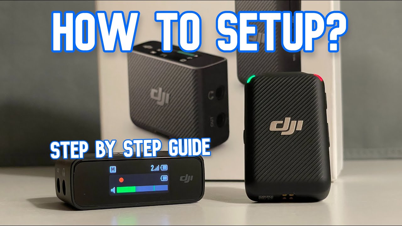DJI Mic - How to Setup? - Step by Step Guide