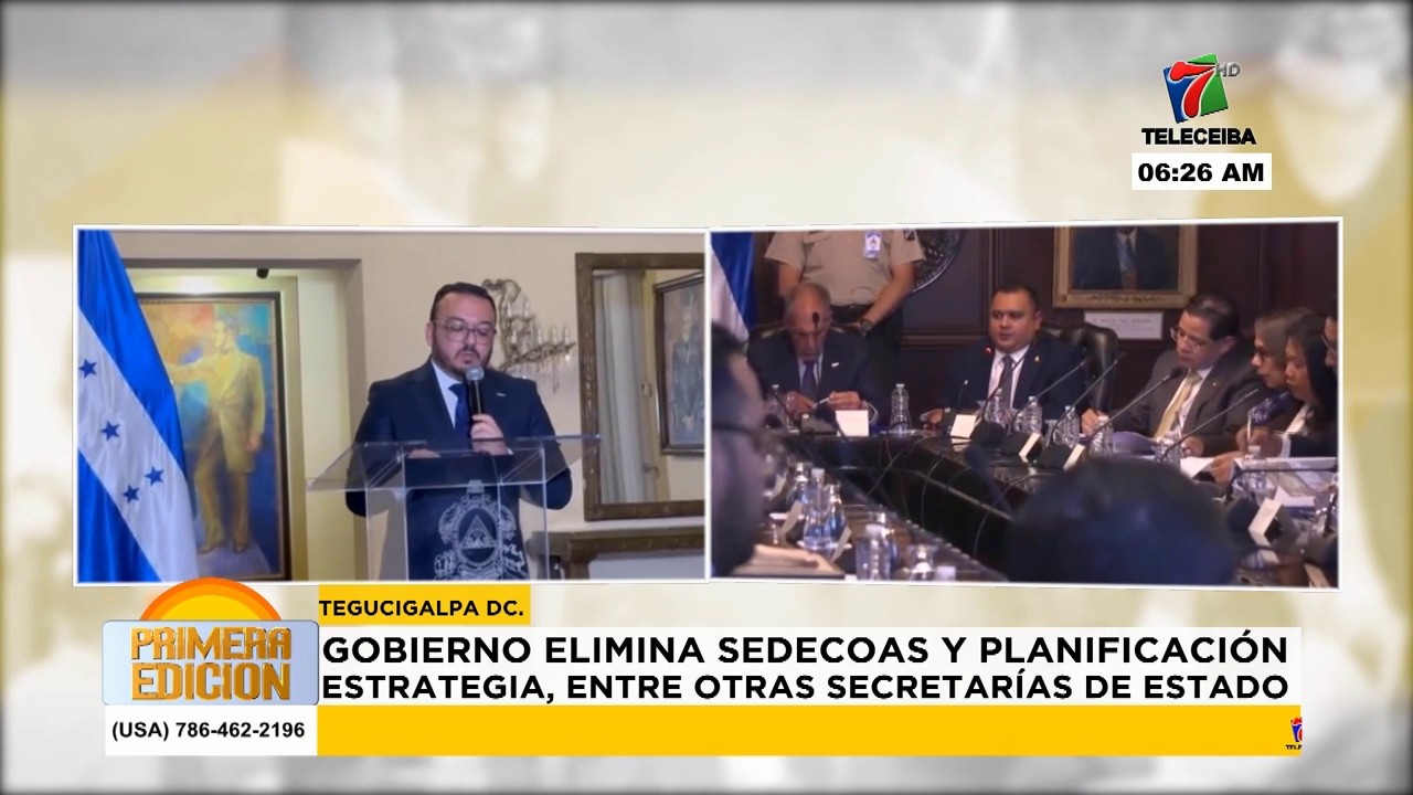 Gobierno elimina SEDECOAS y Planificación Estrategia, entre otras secretarias de estado