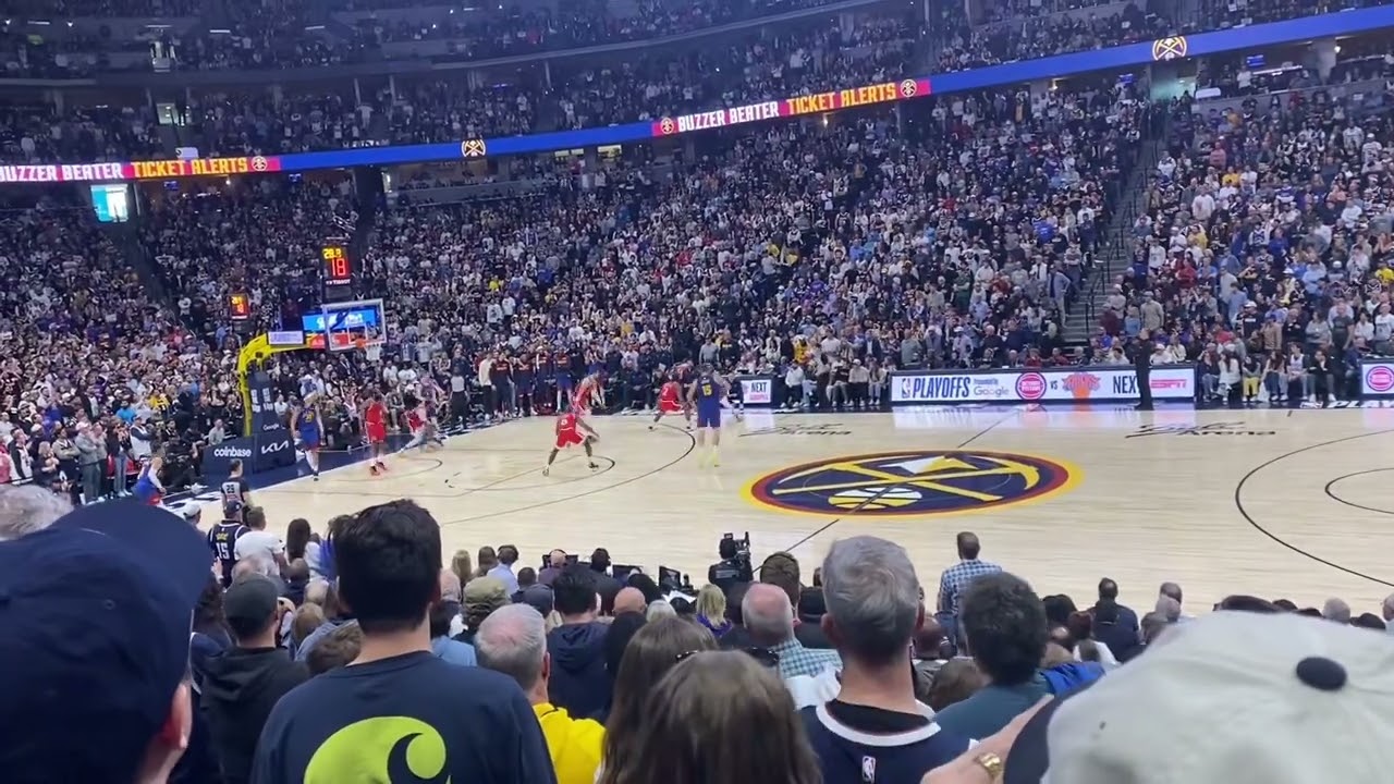 My 2025 NBA Playoffs Trip on the cheap! Game one of many! Clippers @ Denver Nuggets game 1🏀