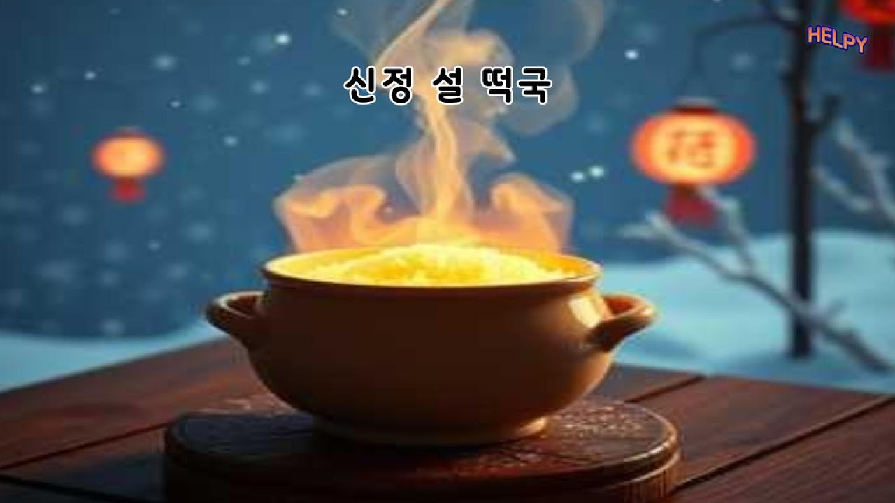 신정 설 떡국(helpai 237)