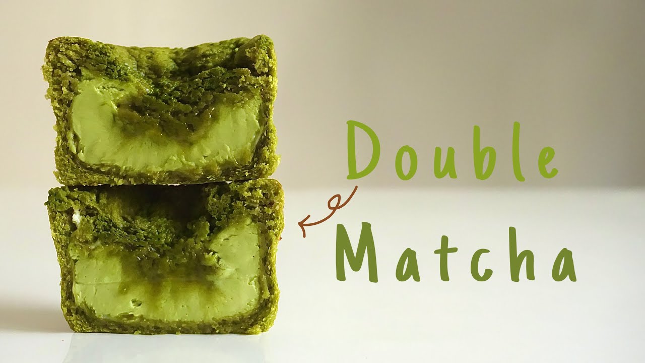 Sub) [꾸덕컵시리즈 #2] 더블말차 꾸덕컵 | 드플랑베이킹랩 / How to make double matcha cup | de:flan bakinglab