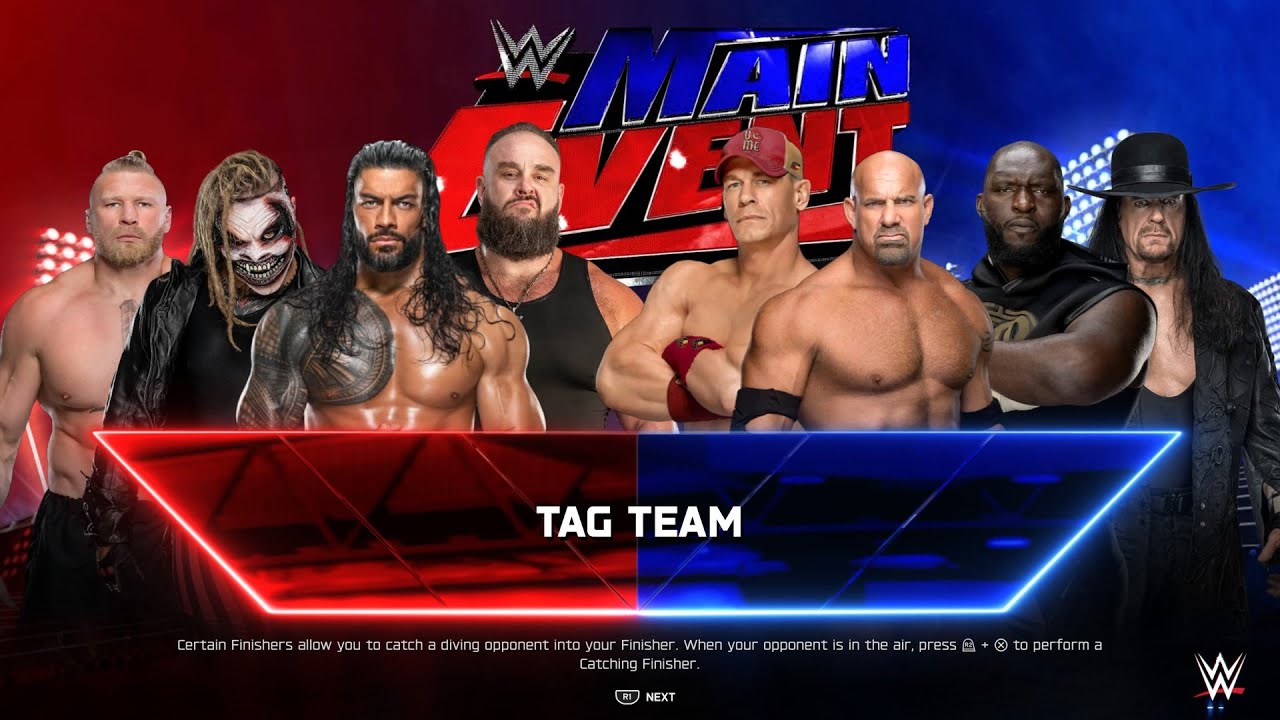 Lesnar Bray Wyatt Roman & Braun Strowman Vs Team Goldberg - Tag Team Match | Main Event 19/02/2026