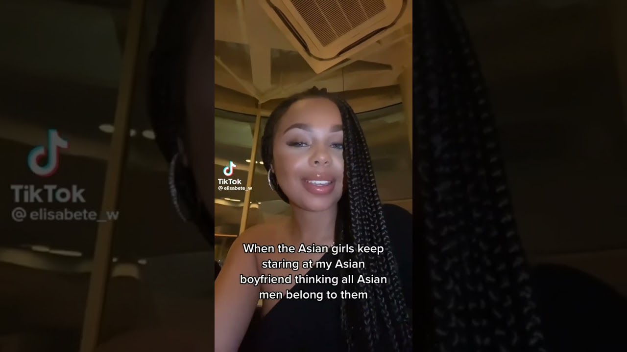 When Asian Girls Keep Staring At My Asian Boyfriend | #shorts #tiktok #BWAM