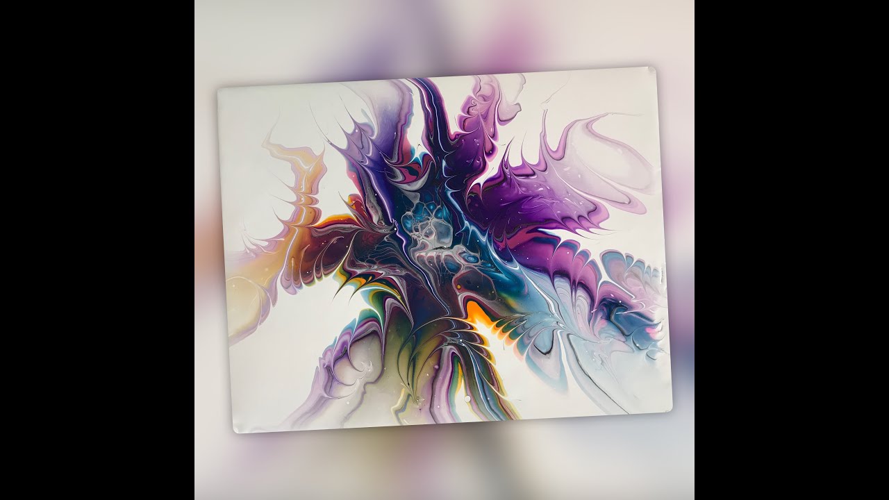 (345) Modified Bloom ~ A Technique You've Gotta See ~ Acrylic Pouring