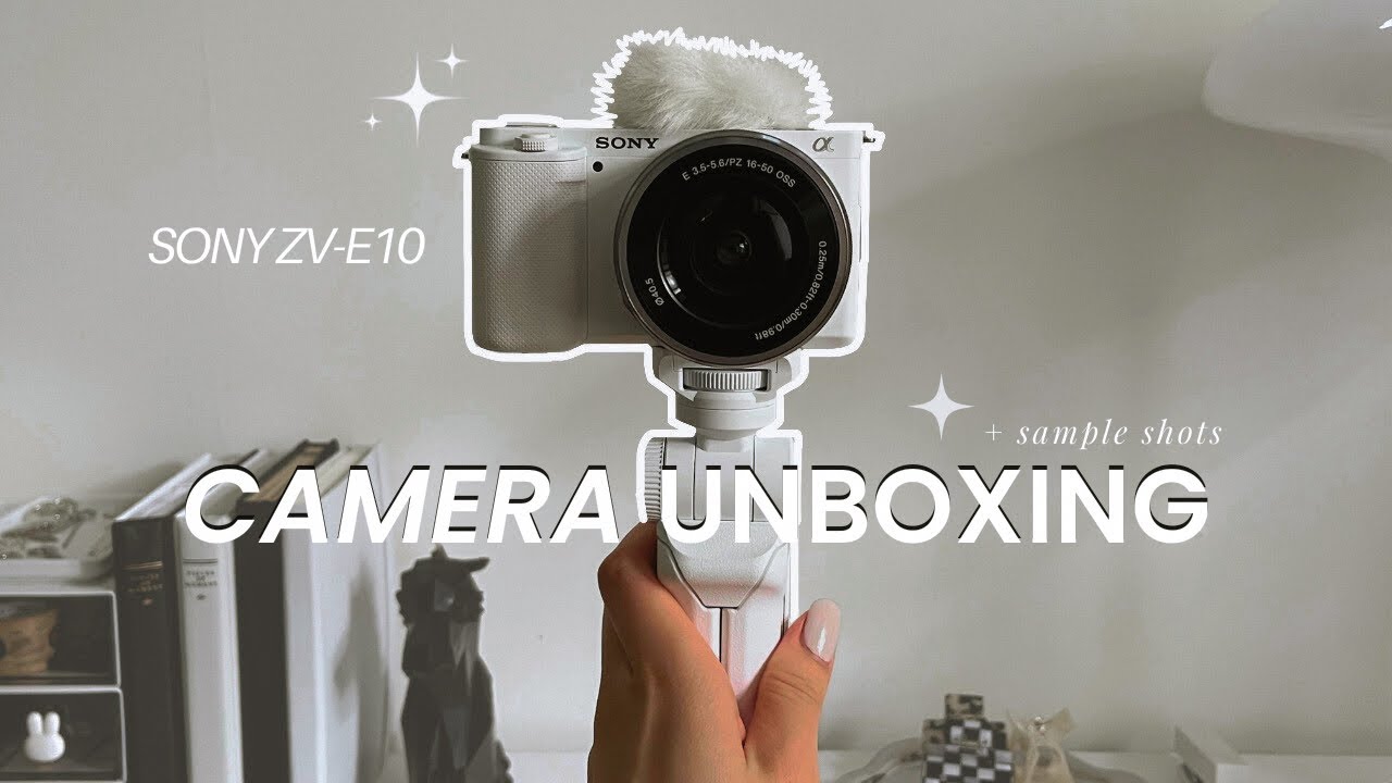 my first mirrorless camera 📸 sony zv-e10 unboxing + specs & accessories + sample photos, mini vlog