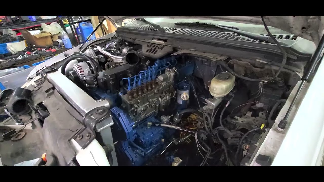 DT466 SWAP in a SUPER DUTY - Progress video #2