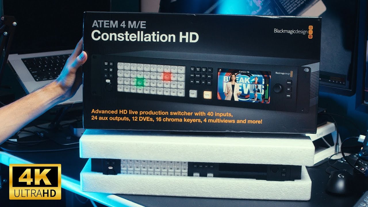 Unboxing ATEM 4M/E Constellation HD – The Ultimate Live Production Switcher! 