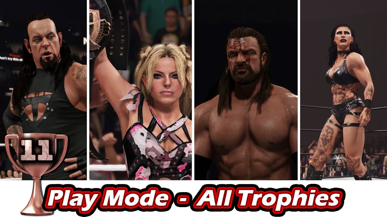 WWE 2K25 (PS5) – Play Mode (All Trophies)