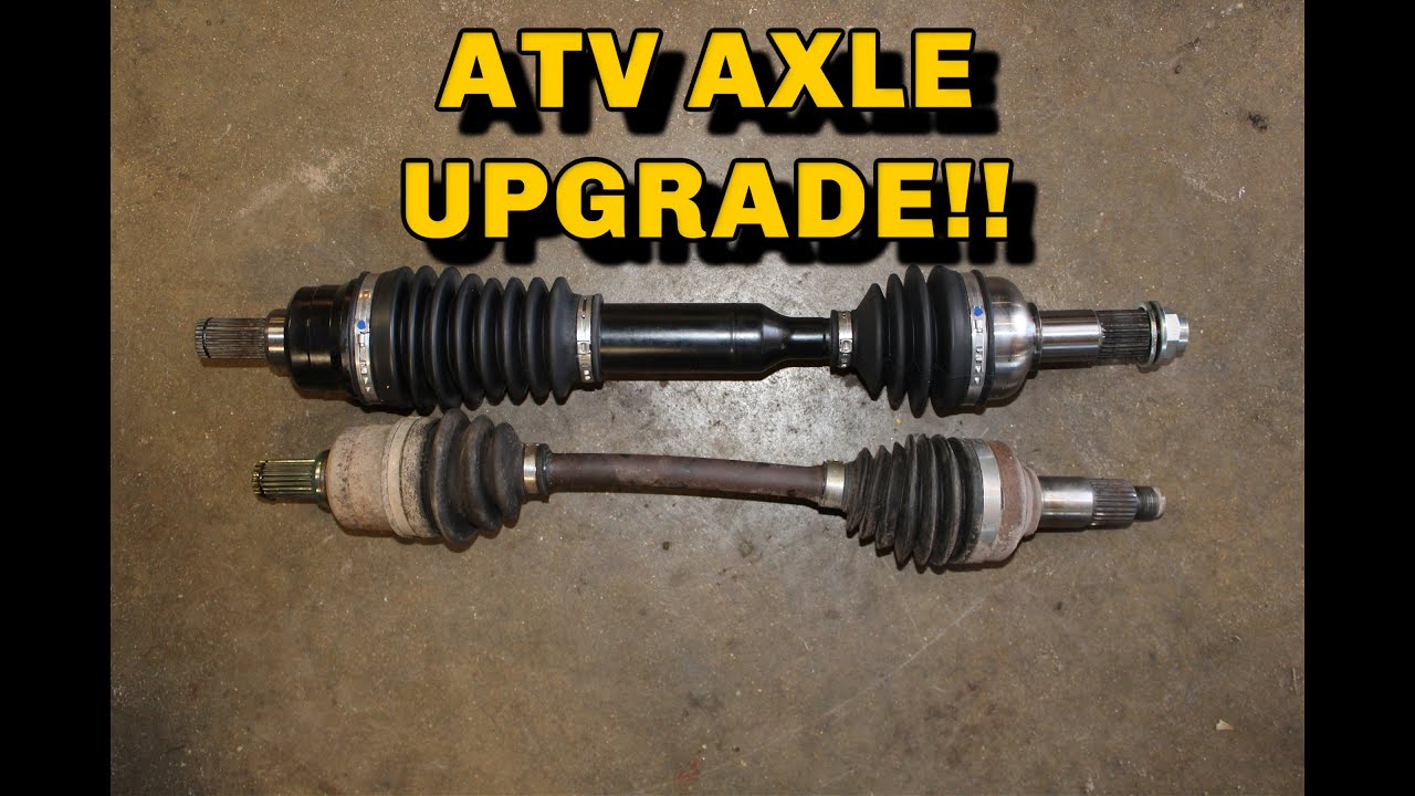 Yamaha Grizzly CV Axle Replacement and UPGRADE!