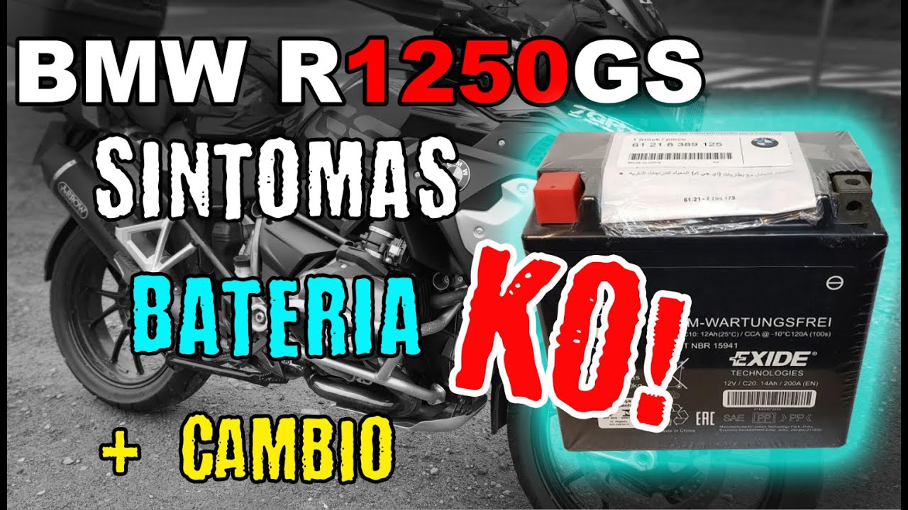 #BMW R1250GS - Síntomas y cambio de batería