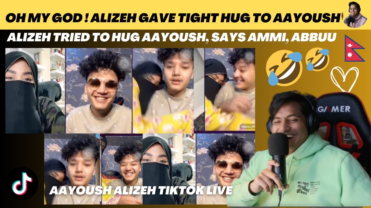 ALIZEH TRIED TO HUG AAYOUSH, SAYS AMMI, ABBUU😂| AAYOUSH 🇵🇰 ALIZEH 🔴 LIVE 15 AUG 2023 |Reaction Video