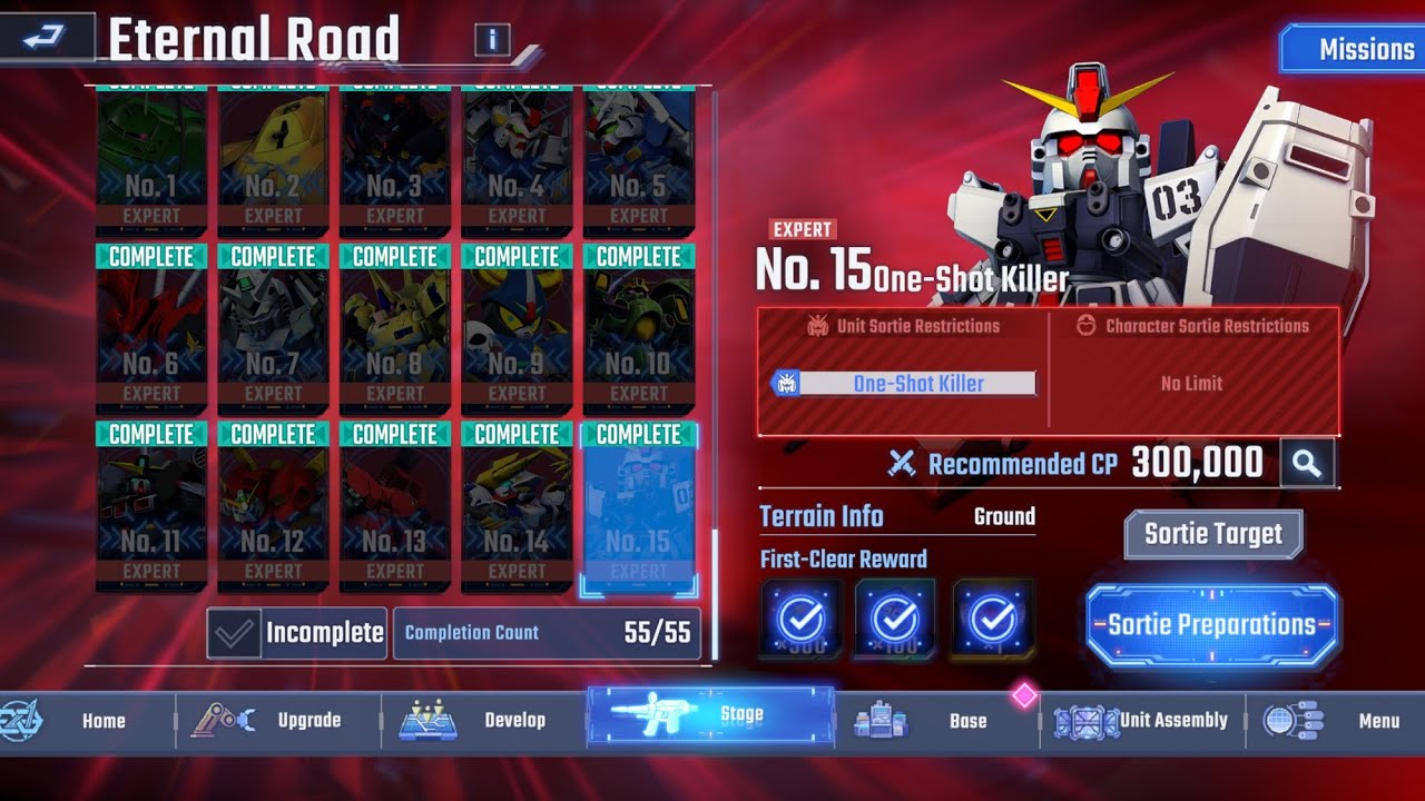 Eternal road expert no.15 with only dev/other 10 survival units (IBO & alternative series)