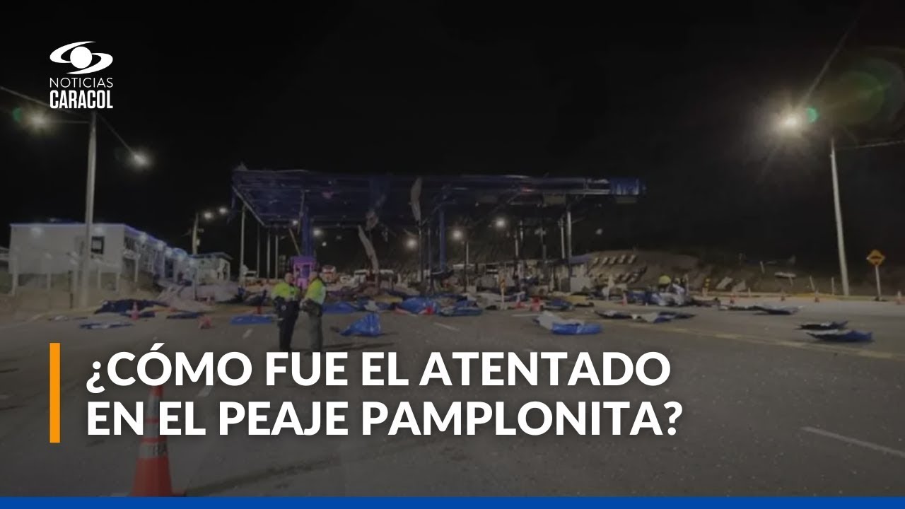 Peaje Pamplonita: atentado con una moto bomba en Norte de Santander