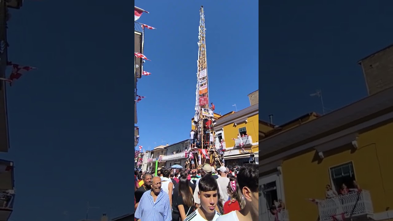 Festa dei gigli di Brusciano 2025 paranza Volontari 11 girate