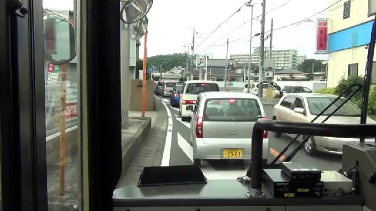 相模神奈交バス 橋59 前面展望 田名バスターミナル⇒上四ッ谷⇒葛輪⇒南町⇒橋本駅南口