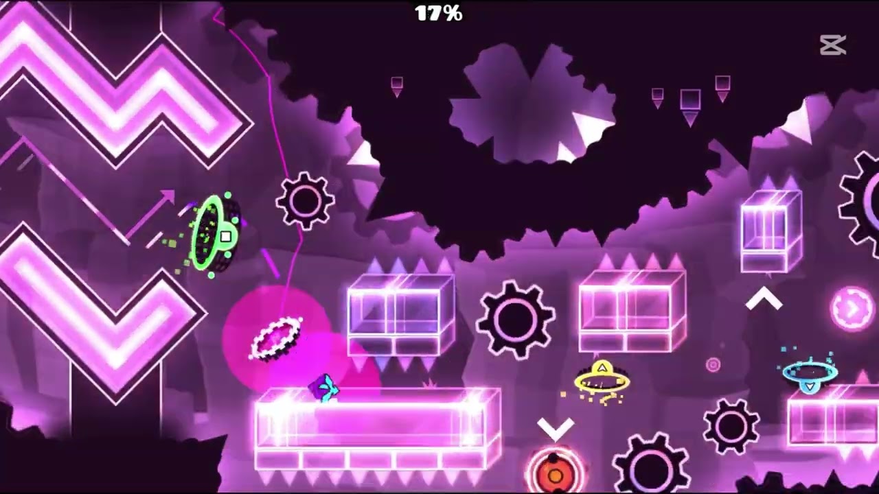 Прохожу демон is (не полное прохождение)#geometrydash #gameplay 