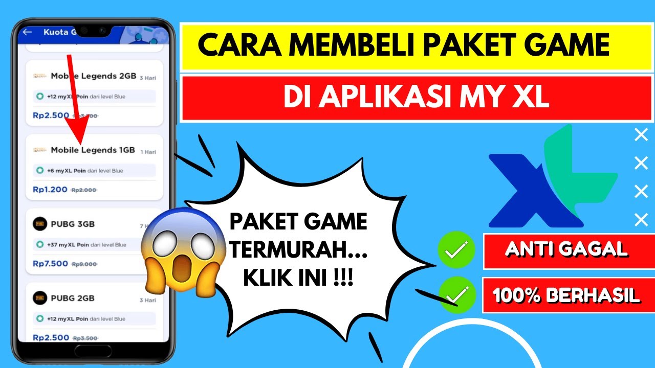 Cara Membeli Paket Game XL di MyXL