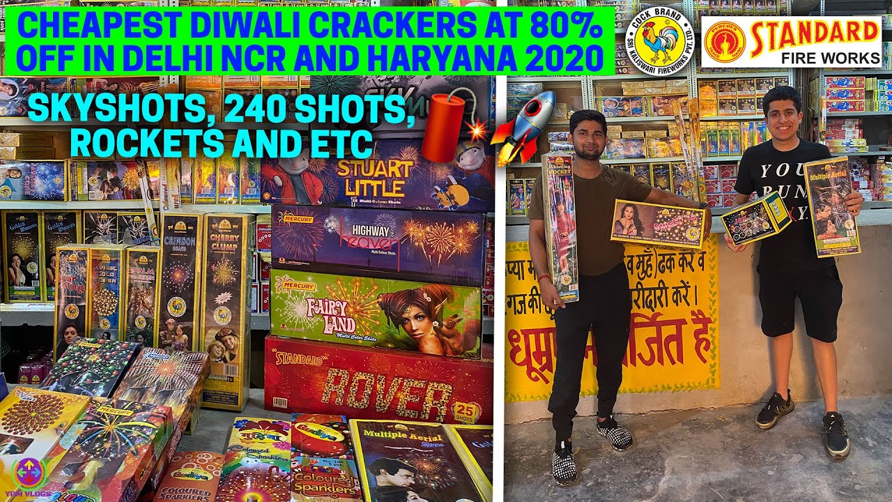 CHEAPEST DIWALI CRACKERS 2020 in DELHI NCR and HARYANA - 80% DISCOUNT !! 😍😍😍