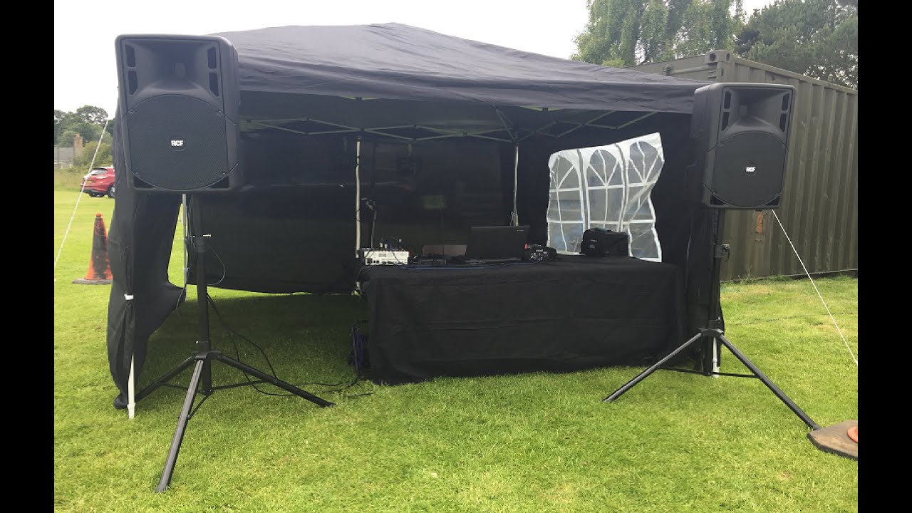RCF MK3 315A 800W pa speakers outdoor test loud