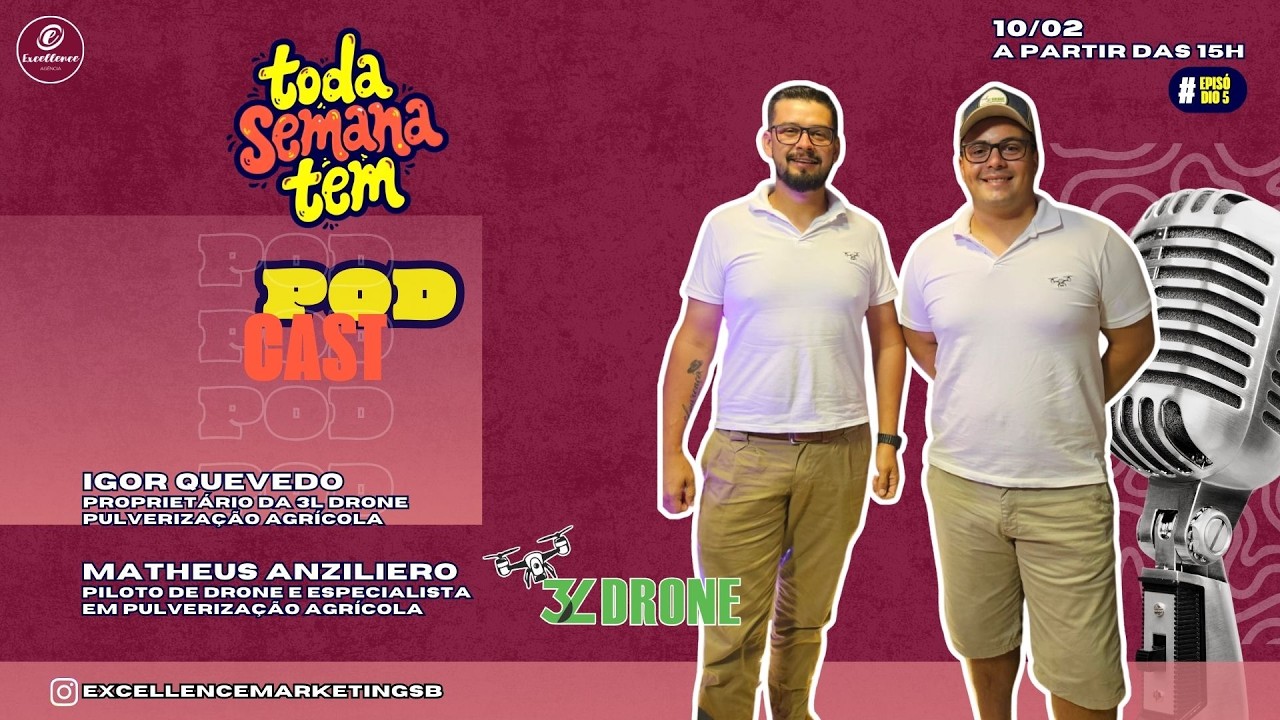 Episódio 5 Podcast Toda Semana Tem com a participação de Igor Quevedo e Matheus Anziliero
